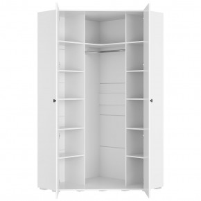 Шкаф угловой Софт ШКУ-01 (Белый/Эмаль белая F26) в Кургане - kurgan.ok-mebel.com | фото
