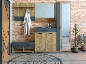 Шкаф ун-й с зеркалом НКМ Бостон Секция 5 в Кургане - kurgan.ok-mebel.com | фото 2