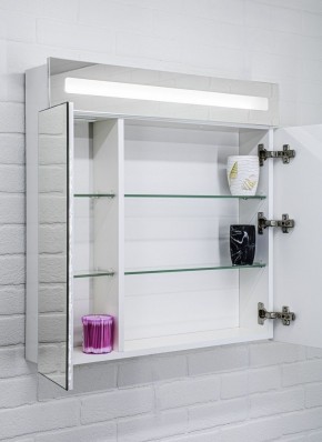 Шкаф-зеркало Аврора 60 с подсветкой LED Домино (DV8005HZ) в Кургане - kurgan.ok-mebel.com | фото 7