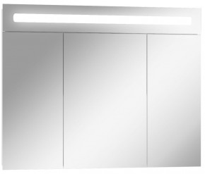 Шкаф-зеркало Аврора 90 с подсветкой LED Домино (DV8011HZ) в Кургане - kurgan.ok-mebel.com | фото 1