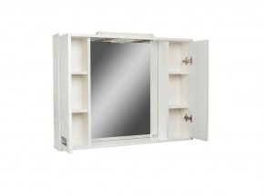 Шкаф-зеркало Cube 100 Эл. Домино (DC5013HZ) в Кургане - kurgan.ok-mebel.com | фото 3