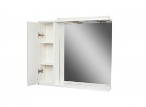 Шкаф-зеркало Cube 65 Эл. ЛЕВЫЙ Домино (DC5006HZ) в Кургане - kurgan.ok-mebel.com | фото 3
