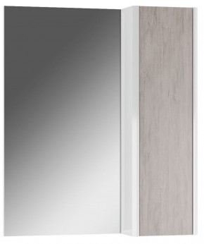 Шкаф-зеркало Uno 60 Дуб серый левый/правый Домино (DU1503HZ) в Кургане - kurgan.ok-mebel.com | фото