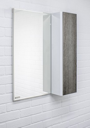 Шкаф-зеркало Uno 60 Дуб серый левый/правый Домино (DU1503HZ) в Кургане - kurgan.ok-mebel.com | фото 9