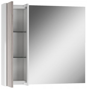 Шкаф-зеркало Uno 80 Дуб серый левый/правый Домино (DU1504HZ) в Кургане - kurgan.ok-mebel.com | фото 4