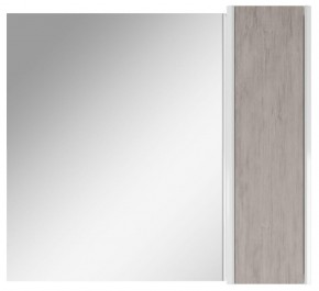 Шкаф-зеркало Uno 80 Дуб серый левый/правый Домино (DU1504HZ) в Кургане - kurgan.ok-mebel.com | фото 5
