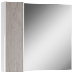 Шкаф-зеркало Uno 80 Дуб серый левый/правый Домино (DU1504HZ) в Кургане - kurgan.ok-mebel.com | фото 6