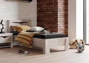 СОРЕНТО МС Кровать 1800 каркас (Дуб бонифаций) в Кургане - kurgan.ok-mebel.com | фото
