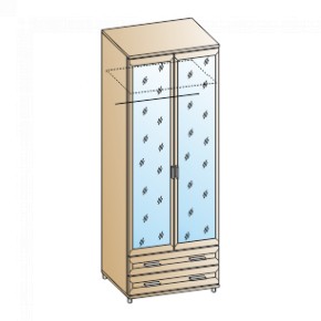 Спальня Мелисса композиция 5 (Гикори Джексон светлый) в Кургане - kurgan.ok-mebel.com | фото 6