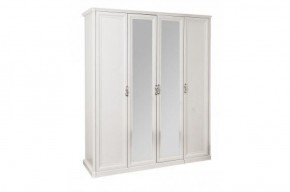 Спальня Мишель 4-х ств 1800 (белый матовый/экокожа) в Кургане - kurgan.ok-mebel.com | фото 2