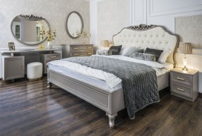 Спальня Мокко 5-ти ств. (серый камень) в Кургане - kurgan.ok-mebel.com | фото 6