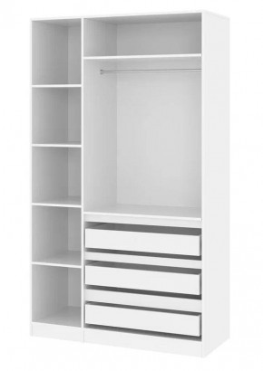 Спальный гарнитур Парус (Белый/Графит) модульный в Кургане - kurgan.ok-mebel.com | фото 10