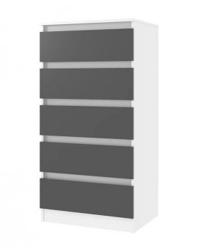 Спальный гарнитур Парус (Белый/Графит) модульный в Кургане - kurgan.ok-mebel.com | фото 15