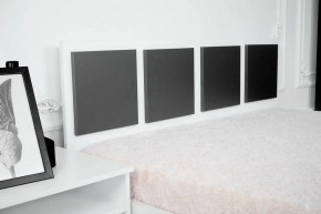 Спальный гарнитур Парус (Белый/Графит) модульный в Кургане - kurgan.ok-mebel.com | фото 16