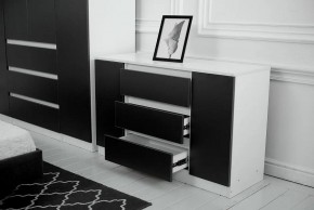 Спальный гарнитур Парус (Белый/Графит) модульный в Кургане - kurgan.ok-mebel.com | фото 27