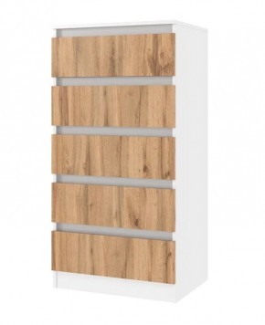 Спальный гарнитур Парус (Белый/Вотан) 1400 (Вариант-2) в Кургане - kurgan.ok-mebel.com | фото 5