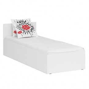 Стандарт Кровать 0800, цвет белый, ШхГхВ 83,5х203,5х70 см., сп.м. 800х2000 мм., без матраса, основание есть в Кургане - kurgan.ok-mebel.com | фото