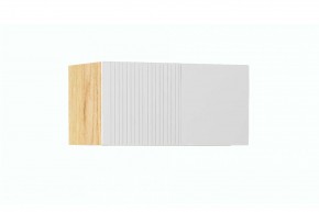 СТЕФАНИ-1.1 Антресоль (дуб крафт золотой/белый софт) в Кургане - kurgan.ok-mebel.com | фото