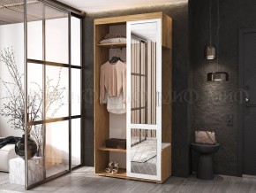 СТЕЛЛА-1 Прихожая (ЛДСП) дуб крафт/белый в Кургане - kurgan.ok-mebel.com | фото 3