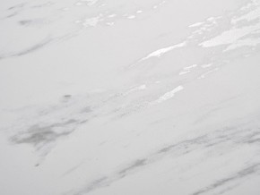 Стол BELLUNO 160 MARBLES KL-99 Белый мрамор матовый, итальянская керамика/ белый каркас, ®DISAUR в Кургане - kurgan.ok-mebel.com | фото 9