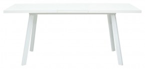 Стол ФИН 120 Белый, стекло/ Белый каркас М-City в Кургане - kurgan.ok-mebel.com | фото 2