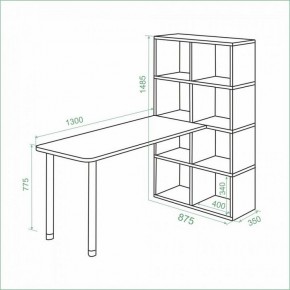 Стол компьютерный Bartolo в Кургане - kurgan.ok-mebel.com | фото 2