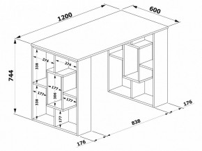 Стол письменный СПм-15 в Кургане - kurgan.ok-mebel.com | фото 3