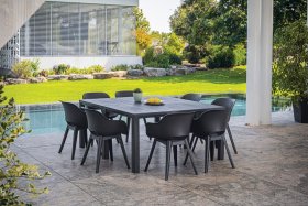 Стол раскладной Джули (Julie Double table 2 configurations) Графит в Кургане - kurgan.ok-mebel.com | фото 6