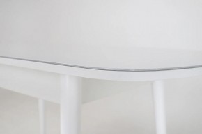 Стол раскладной со стеклом (опоры массив цилиндрический) "Хоста" в Кургане - kurgan.ok-mebel.com | фото 6