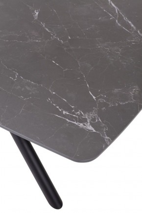 Стол RIVOLI 140 MATT BLACK MARBLE SOLID CERAMIC / BLACK, ®DISAUR в Кургане - kurgan.ok-mebel.com | фото 10