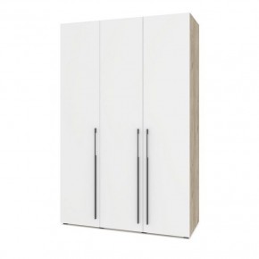 СТОУН С32 Шкаф 3-х створчатый (серый дуб/белый) в Кургане - kurgan.ok-mebel.com | фото