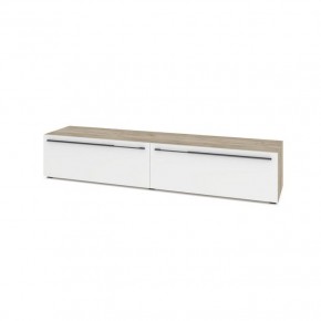 СТОУН С72 Тумба ТВ (серый дуб/белый) в Кургане - kurgan.ok-mebel.com | фото