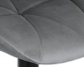 Стул барный DOBRIN BARNY BLACK, серый велюр (MJ9-75) в Кургане - kurgan.ok-mebel.com | фото 10