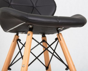 Стул барный DOBRIN BUTTERFLY BAR, ножки светлый бук, цвет чёрный в Кургане - kurgan.ok-mebel.com | фото 9