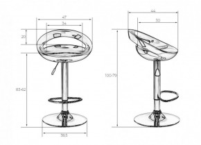 Стул барный DOBRIN DISCO LM-1010 (черный) в Кургане - kurgan.ok-mebel.com | фото 2