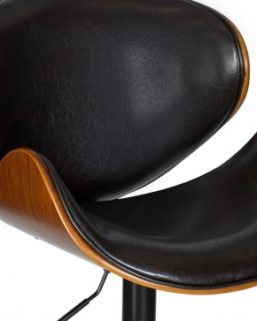 Стул барный DOBRIN JACK BLACK, цвет черный глянец PU ABD 002 в Кургане - kurgan.ok-mebel.com | фото 3