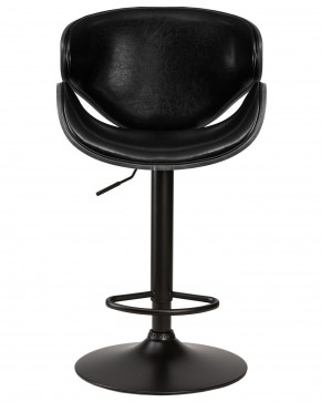 Стул барный DOBRIN KARTER BLACK, коричневый орех дерево (BWW), черный PU в Кургане - kurgan.ok-mebel.com | фото 6