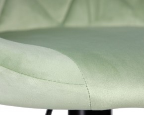 Стул барный DOBRIN LOGAN BLACK, мятный велюр (MJ9-87) в Кургане - kurgan.ok-mebel.com | фото 7