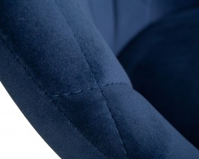 Стул барный DOBRIN LOGAN BLACK, синий велюр (MJ9-117) в Кургане - kurgan.ok-mebel.com | фото 10
