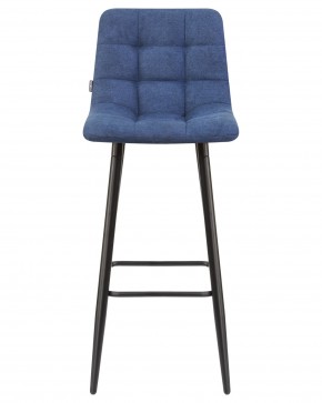 Стул барный DOBRIN NICOLE, черные матовые ножки, синяя ткань (UF860-14B) в Кургане - kurgan.ok-mebel.com | фото 6