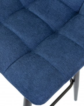 Стул барный DOBRIN NICOLE, черные матовые ножки, синяя ткань (UF860-14B) в Кургане - kurgan.ok-mebel.com | фото 8