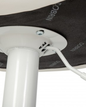 Стул барный DOBRIN TAILOR WHITE, белый PU в Кургане - kurgan.ok-mebel.com | фото 7