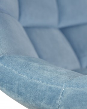 Стул барный DOBRIN TAILOR WHITE, пудрово-голубой велюр (MJ9-74) в Кургане - kurgan.ok-mebel.com | фото 8