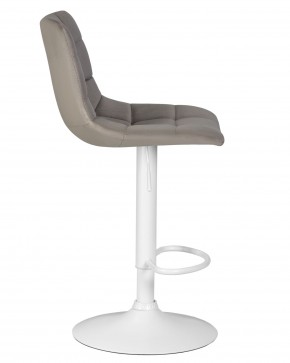 Стул барный DOBRIN TAILOR WHITE, серый велюр (MJ9-75) в Кургане - kurgan.ok-mebel.com | фото 3