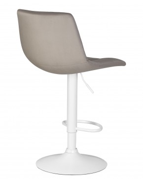 Стул барный DOBRIN TAILOR WHITE, серый велюр (MJ9-75) в Кургане - kurgan.ok-mebel.com | фото 4