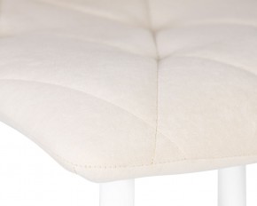 Стул обеденный DOBRIN CHILLY ROMBO, Бежевый Simple 44, основание белое в Кургане - kurgan.ok-mebel.com | фото 7