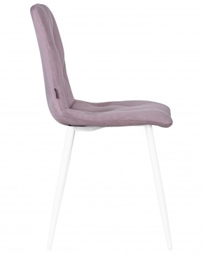 Стул обеденный DOBRIN CHILLY ROMBO, Лавандовый Simple 48, основание белый в Кургане - kurgan.ok-mebel.com | фото 3