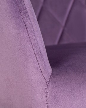 Стул обеденный DOBRIN ROBERT, черные матовые ножки, велюр V108-45 Темно-фиолетовый в Кургане - kurgan.ok-mebel.com | фото 7
