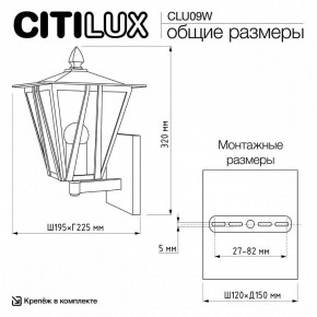 Светильник на штанге Citilux FORTS CLU09W в Кургане - kurgan.ok-mebel.com | фото 9