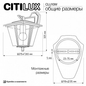 Светильник на штанге Citilux FORTS CLU10W в Кургане - kurgan.ok-mebel.com | фото 9